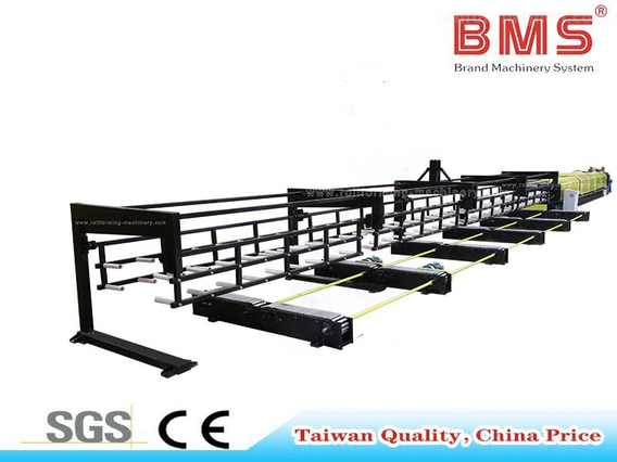 Mesin Roll Forming Double Layer Untuk Diamond Rib Dan Panel PBR Dengan Auto Stacker