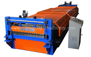 0.35-0.45 Thickness Corrugated Roof Roll Forming Machine with Taiwan Quality